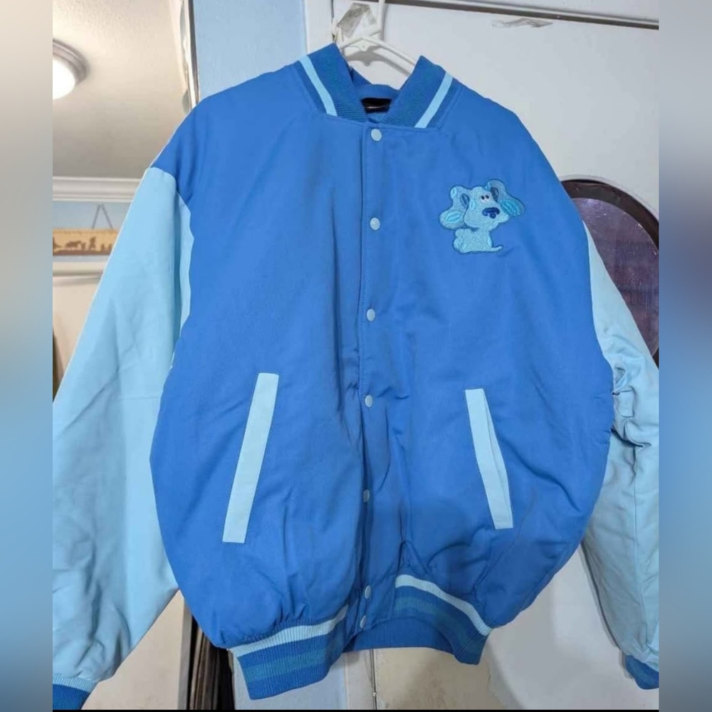 Blues Clues Embroidered Varsity Jacket Brand New